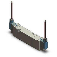 SMC VQZ1351-5LO 1000/2000/3000 Series 5 Port Solenoid Valve Base Mounted