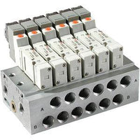 SMC SS5Y5-20-04-00T Manifold Assembly 4-STA (Sy)